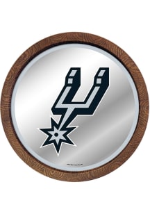 The Fan-Brand San Antonio Spurs Mirrored Faux Barrel Top Sign
