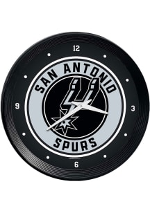 San Antonio Spurs Ribbed Frame Wall Clock