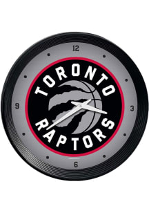 Toronto Raptors Ribbed Frame Wall Clock