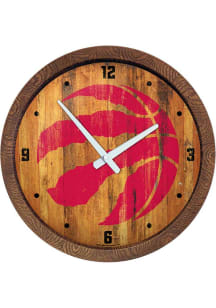 Toronto Raptors Faux Barrel Top Wall Clock
