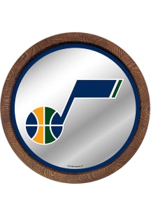 The Fan-Brand Utah Jazz Mirrored Faux Barrel Top Sign