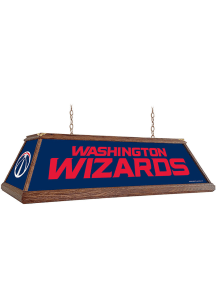 Washington Wizards Premium Wood Frame Blue Billiard Lamp