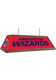 Washington Wizards Premium Wood Frame Red Billiard Lamp