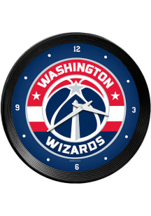 Washington Wizards Ribbed Frame Wall Clock