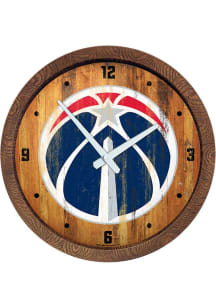 Washington Wizards Faux Barrel Top Wall Clock