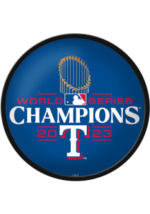 The Fan-Brand Texas Rangers 2023 World Series Champions Modern Disc Sign