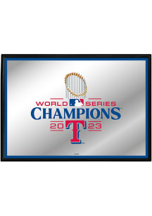 The Fan-Brand Texas Rangers 2023 World Series Champions Framed Mirror Wall Sign