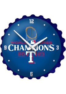Texas Rangers 2023 World Series Champions Bottle Cap Wall Clock