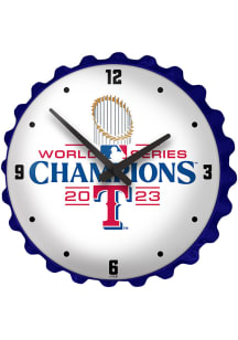 Texas Rangers 2023 World Series Champions Bottle Cap Wall Clock