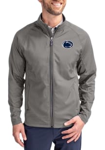 Graphite Penn State Nittany Lions Cutter and Buck Mens Adapt Eco Big and Tall Light Weight Jacket