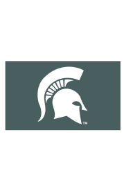Michigan State Spartans 3x5 Spartan Green Silk Screen Grommet Flag