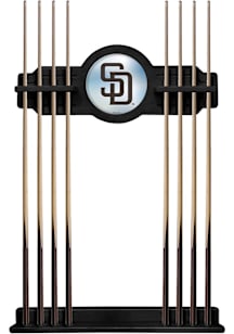 San Diego Padres Solid Wood Cue Rack Pool Table