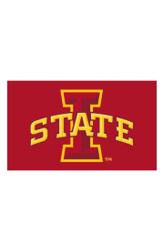 Iowa State Cyclones Team Logo Grommet Cardinal Silk Screen Grommet Flag