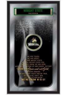 Wright State Raiders Fight Song Hanging Back Bar Mirror
