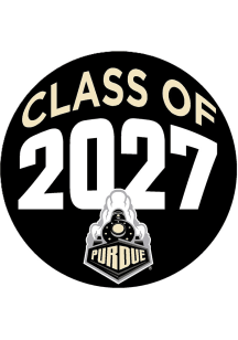 Black Purdue Boilermakers 3&quot; Class of 2027 Button