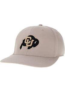Colorado Buffaloes Mens Natural Back Nine Stretch Fit Primary Mark Flex Hat