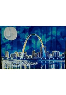 St Louis Skyline Design Magnet