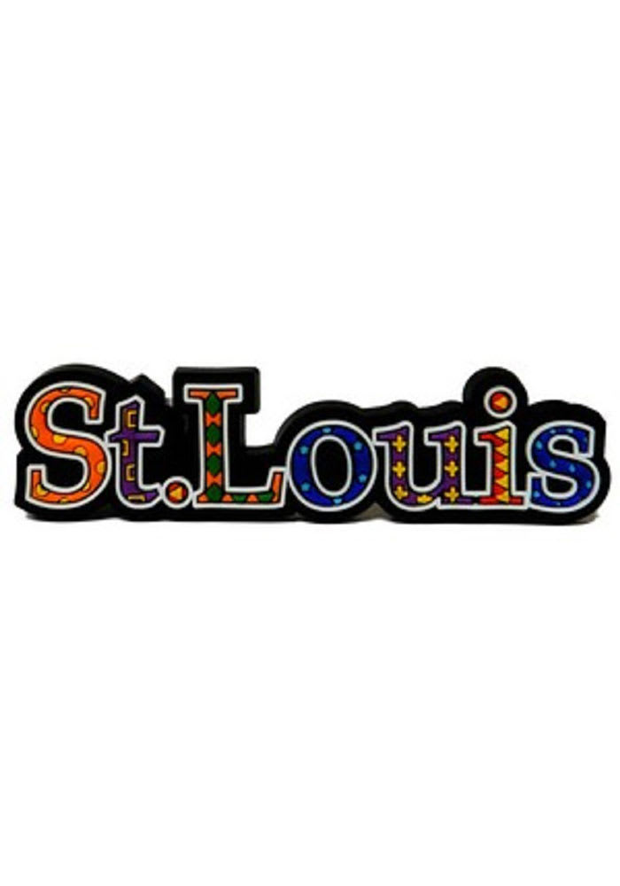 St Louis Festive PVC Magnet