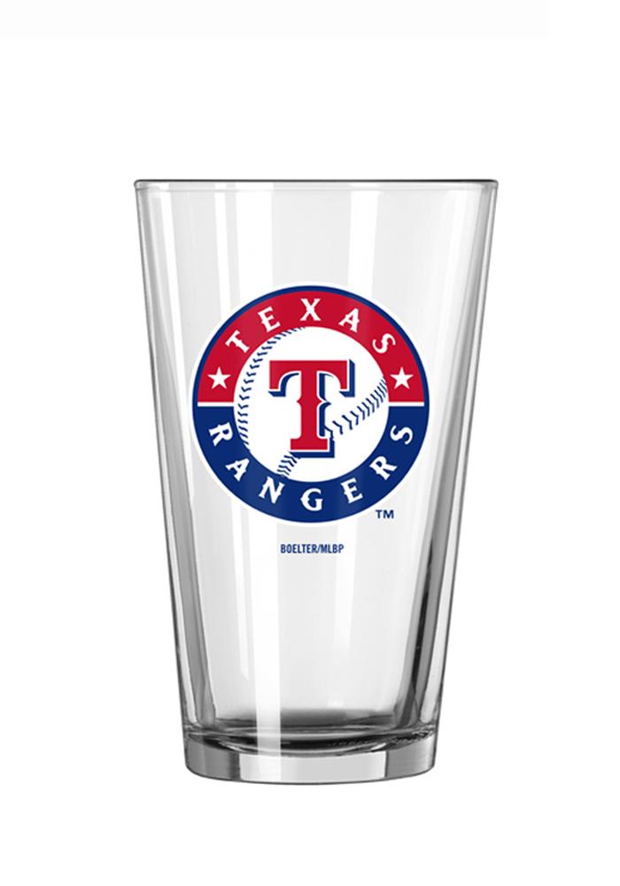 Texas Rangers Primary Logo Pint Glass