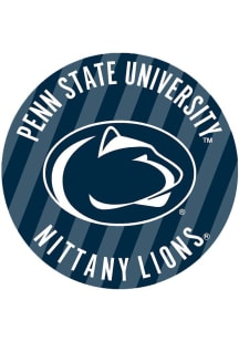Navy Blue Penn State Nittany Lions 3&quot; Stripes Button
