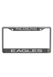 Philadelphia Eagles Carbon Fiber License Frame