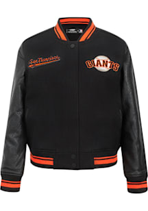 Mens San Francisco Giants Pro Standard Mens Script Tail Heavyweight Jacket - Black