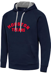 Antigua Houston Texans Mens Navy Blue HomeField Victory Long Sleeve Hoodie