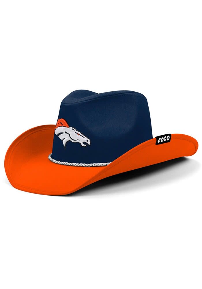 Forever Collectibles Denver Broncos ROYAL Two-Tone Cowboy  display picture 3
