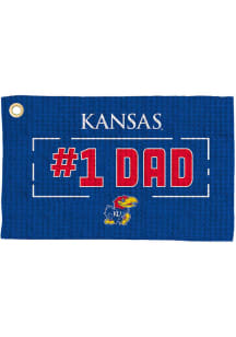Kansas Jayhawks #1 Dad Waffle Golf Towel