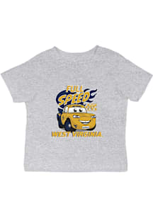 Vive La Fete West Virginia Mountaineers Infant Full Speed Short Sleeve T-Shirt Grey