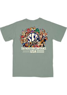 B-Unlimited SEC Olive SEC Americana Short Sleeve T Shirt