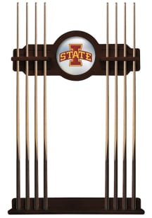 Iowa State Cyclones Solid Wood Cue Rack Pool Cue