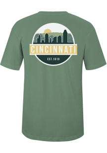 Uscape Cincinnati Green Scenic Circle Short Sleeve T Shirt