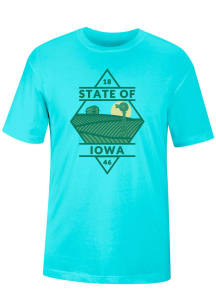 Uscape Iowa Blue Diamond Short Sleeve T Shirt