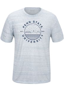 Uscape Penn State Nittany Lions Light Blue Micro Stripe Short Sleeve Fashion T Shirt