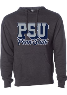 Uscape Penn State Nittany Lions Mens Charcoal Varsity Letter Fashion Hood