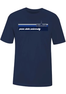 Uscape Penn State Nittany Lions Navy Blue Groovy Landscape Short Sleeve T Shirt
