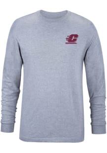 Uscape Central Michigan Chippewas Grey New Starry Midweight Long Sleeve T Shirt