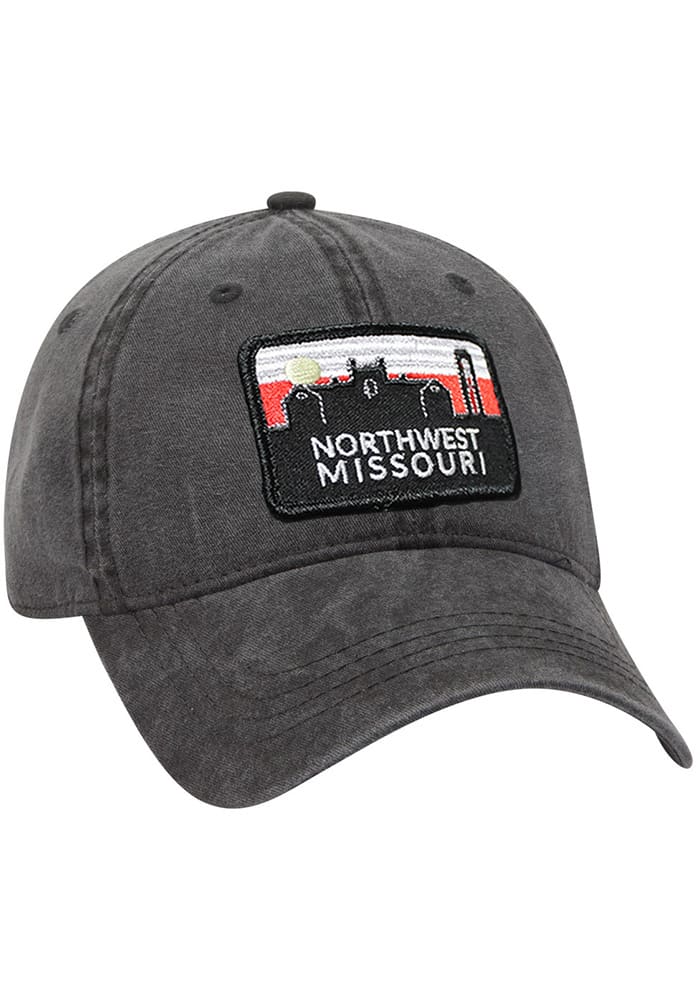 Northwest Missouri State Bearcats Retro Sky Vintage Adjustable Hat - Charcoal
