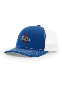 Uscape Tulsa Golden Hurricane Trucker Adjustable Hat - Blue