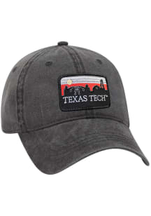 Uscape Texas Tech Red Raiders Retro Sky Vintage Adjustable Hat - Charcoal