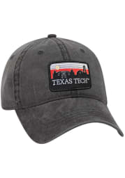 Texas Tech Red Raiders Retro Sky Vintage Adjustable Hat - Charcoal