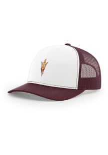 uscape Arizona State Sun Devils Trucker Adjustable Hat - White