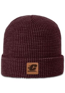 Uscape Central Michigan Chippewas Red Waffle Knit Beanie Mens Knit Hat