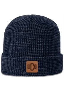 Uscape Central Oklahoma Bronchos Navy Blue Waffle Knit Beanie Mens Knit Hat