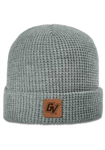 Uscape Grand Valley State Lakers Grey Waffle Knit Beanie Mens Knit Hat