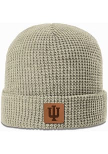 Uscape Indiana Hoosiers Tan Waffle Knit Beanie Mens Knit Hat