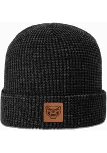 Uscape Oakland University Golden Grizzlies Black Waffle Knit Beanie Mens Knit Hat