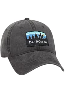 Uscape Detroit Retro Sky Vintage Adjustable Hat - Charcoal