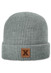 Uscape Xavier Musketeers Grey Waffle Knit Beanie Mens Knit Hat